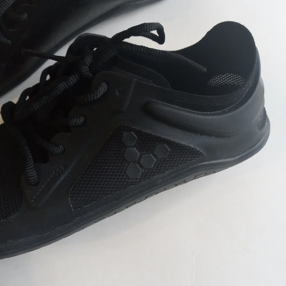 Vivobarefoot Primus Lite Trainer Running Shoe Unisex Vegan Black Leather